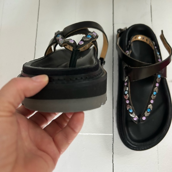 ISABEL MARANT chunky sandals with studs - Picture 4 of 5